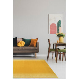 Melrose Ombre Plain Sunset Ochre Orange Large Indoor Area Rug 160/230Cm - thumbnail 1