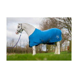 Hy Zeddy Fleece Rug Cobalt Blue/petrol Blue/turquoise (4Ft) - thumbnail 2