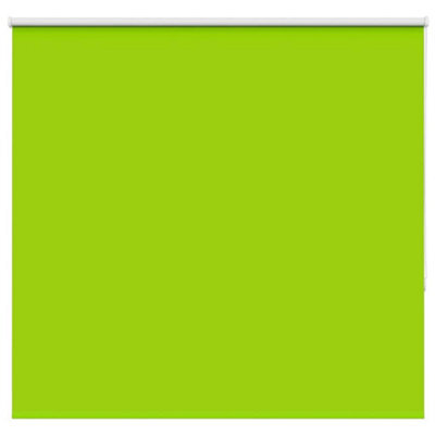 Berkfield Roller Blind Blackout Leaves Green 145X130 Cm Fabric Width 141.6 Cm Polyester - image 1
