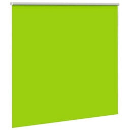 Berkfield Roller Blind Blackout Leaves Green 145X130 Cm Fabric Width 141.6 Cm Polyester - thumbnail 3