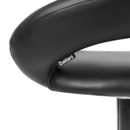 Beliani Prime Two Pack Black Faux Leather Bar Stools - Swivel, Height Adjustable - Pair - thumbnail 9