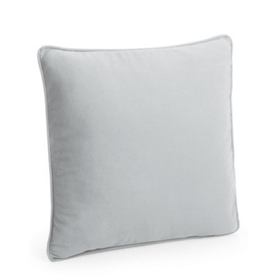 Westford Mill Fairtrade Cotton Piped Cushion Cover Natural/light Grey (40Cm X 40Cm X 18Cm) - image 1