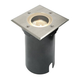 Luminosa Lighting Luminosa Pillar 1 Light Outdoor Recessed Light Marine Grade Brushed Stainless Steel, Glass Ip65, Gu10 - thumbnail 2
