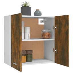 Vidaxl Hanging Cabinet Lyon Smoked Oak 60X31X60 Cm Engineered Wood - thumbnail 4
