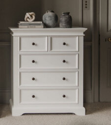 Statement Furniture Gainsborough White 2 Over 3 Chest Of Drawers - thumbnail 1