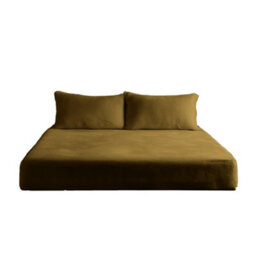 Teddy Fitted Sheet 30Cm Extra Deep Soft Cuddly Soft Touch Bedding Yellow - thumbnail 2