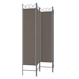 Vidaxl 4-Panel Room Divider Anthracite 160X200 Cm Fabric Room Dividers - thumbnail 4