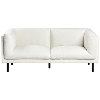 Wyld And Coco Novasofas 5-Seater Off-White Boucle Sofa Set With Metal Legs - 2+3 Configuration, Modern - image 1