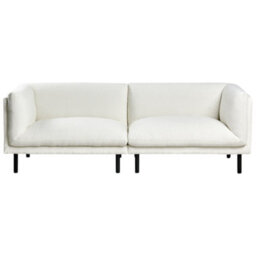 Wyld And Coco Novasofas 5-Seater Off-White Boucle Sofa Set With Metal Legs - 2+3 Configuration, Modern - thumbnail 8