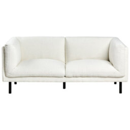 Wyld And Coco Novasofas 5-Seater Off-White Boucle Sofa Set With Metal Legs - 2+3 Configuration, Modern - thumbnail 1