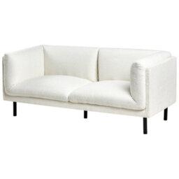 Wyld And Coco Novasofas 5-Seater Off-White Boucle Sofa Set With Metal Legs - 2+3 Configuration, Modern - thumbnail 6