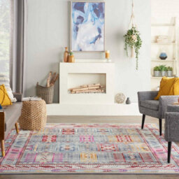 Vintage Kashan Vka06 Grey Multi Rug By Nourison-71 X 230 (Runner) - thumbnail 2