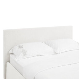 Teddy Boucle 4Ft Small Double Gas Lift Up Ottoman Storage Bedframe (H: 88.5Cm X W: 138Cm X L: 203Cm) (White) - thumbnail 5