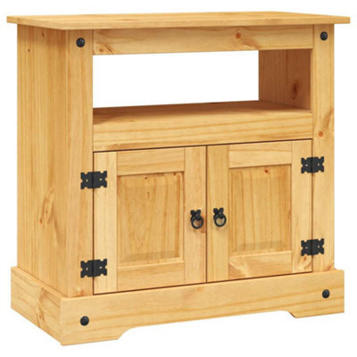 Berkfield Rustic Tv Cabinet Mexican Pine Corona Range 80X43X78 Cm - image 1