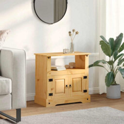 Berkfield Rustic Tv Cabinet Mexican Pine Corona Range 80X43X78 Cm - thumbnail 2