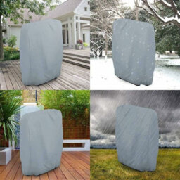Folding Chair Cover, Protective Cover For Sun Lounger, Garden Furniture, Waterproof, Uv-Resistant, 71 X 110 Cm (Grey) - thumbnail 3