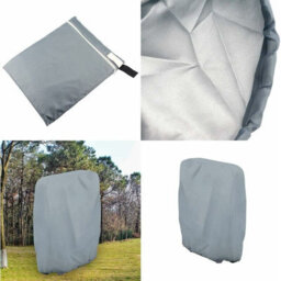 Folding Chair Cover, Protective Cover For Sun Lounger, Garden Furniture, Waterproof, Uv-Resistant, 71 X 110 Cm (Grey) - thumbnail 2