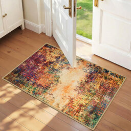 Imperial Rooms Homeware Soft Pile Small Rug Living Room Rugs Anti Slip Doormat Rug Kitchen Rugs Vibrant 40X60Cm - thumbnail 6