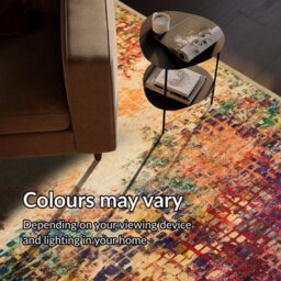 Imperial Rooms Homeware Soft Pile Small Rug Living Room Rugs Anti Slip Doormat Rug Kitchen Rugs Vibrant 40X60Cm - thumbnail 2