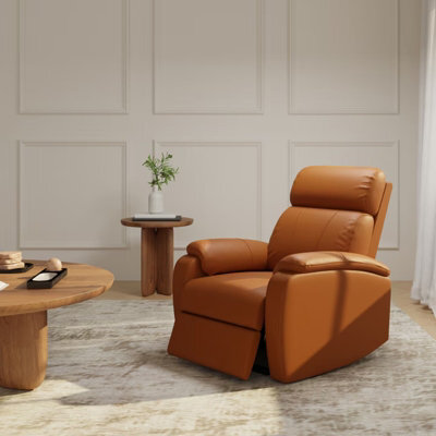 Flexispot Electric Leather Recliner Chairs Xr5 With Usb Charging Port In Brown - image 1