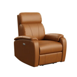 Flexispot Electric Leather Recliner Chairs Xr5 With Usb Charging Port In Brown - thumbnail 7