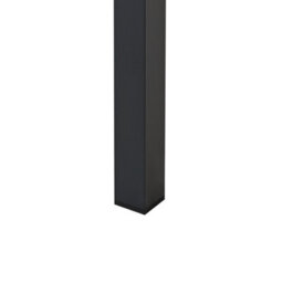 Wyld And Coco Outdoor Coffee Table 96 X 52 Cm - Plastic Wood Slatted Top, Black Powder-Coated Aluminium Frame - thumbnail 6