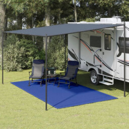 Berkfield Tent Carpet 250X450 Cm Blue - thumbnail 1