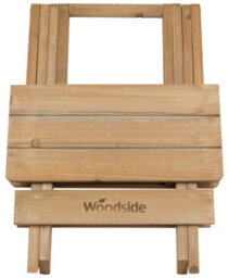 Woodside Folding Coffee Side Snack Table Wooden Garden Patio Furniture - thumbnail 2