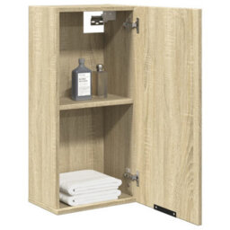 Vidaxl Wall-Mounted Bathroom Cabinet Sonoma Oak 32X20X67 Cm - thumbnail 4