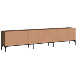 Berkfield Tv Cabinet With Drawer Smoked Oak 200X25X44 Cm Engineered Wood - thumbnail 8
