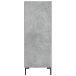 Berkfield Bookcase Concrete Grey 69.5X32.5X90 Cm Engineered Wood - thumbnail 5