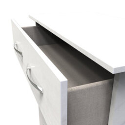 Hampshire 5 Drawer Chest Of Drawers In Marble (Ready Assembled) - thumbnail 5