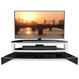 "Avf Affinity Burghley Plus 1.5M Curved Tv Stand, For Tvs Up To 70"" - Gloss White" - thumbnail 8