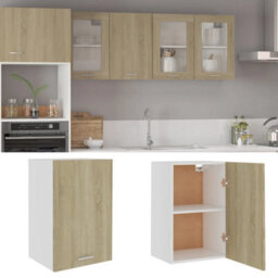 Vidaxl Hanging Cabinet Lyon Sonoma Oak 39.5X31X60 Cm Engineered Wood - thumbnail 2
