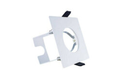 Luminosa Lighting Luminosa Led Fire Rated Static Downlight Recessed Spotlight Square Gu10 Holder Bracket Matt White Ip65 - thumbnail 5