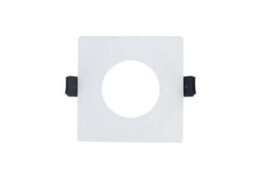 Luminosa Lighting Luminosa Led Fire Rated Static Downlight Recessed Spotlight Square Gu10 Holder Bracket Matt White Ip65 - thumbnail 2