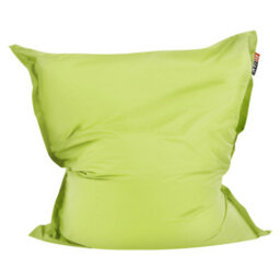 Beliani Bean Bag Cover Fuzzy 180 Cm 140 Cm Lime Green - thumbnail 1