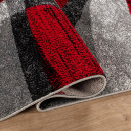 Modern Abstract Wave Pattern Living Room Area Rug Rectangular Soft Pile Carpet 200 X 290 Cm - thumbnail 5