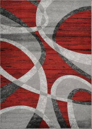 Modern Abstract Wave Pattern Living Room Area Rug Rectangular Soft Pile Carpet 200 X 290 Cm - thumbnail 4