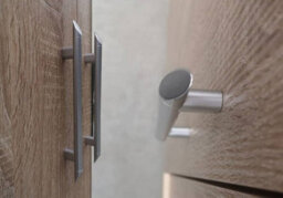 Arte Stylish Alex Hinged Door Wardrobe W1000mm H2100mm D640mm - Timeless Sonoma Oak Finish - thumbnail 3