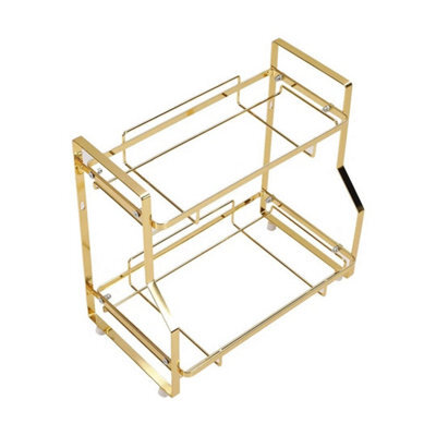 2 Tiers Cosmetic Storage Rack, Desktop Storage Rack, Bathroom Storage Rack - image 1