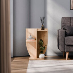 Decorotika Ceki 18 mm Modern Plant Stand Sapphire Oak - thumbnail 3