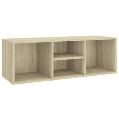 Berkfield Stylish Shoe Storage Bench Sonoma Oak 105X35X35 Cm Engineered Wood - image 1
