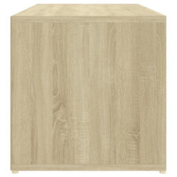 Berkfield Stylish Shoe Storage Bench Sonoma Oak 105X35X35 Cm Engineered Wood - thumbnail 5