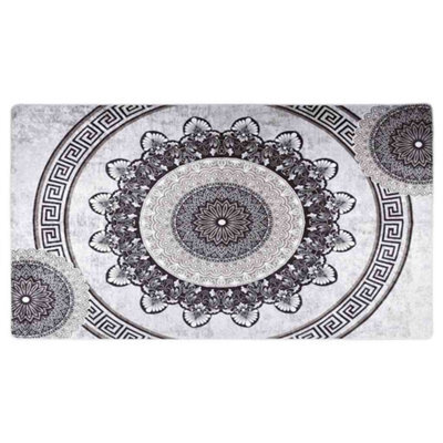 Berkfield Durable Rug Washable 190X300 Cm Multicolour Anti Slip - image 1