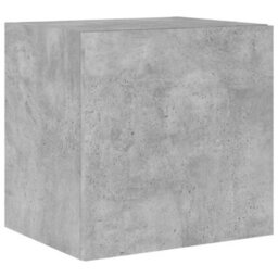 Walplus Tv Wall Cabinets With Led Lights 2 Pcs Concrete Grey 40.5X35X40 Cm - thumbnail 8