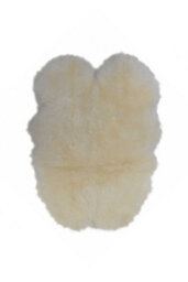 Fenland Sheepskin Fenland Luxury Real Sheepskin Octo Rug - Ivory (180 Cm X 120Cm) - thumbnail 1