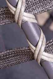 Sh&g Hanging Egg Chair - Basket Chair, Stand & Cushion Set - Grey Rattan & Steel With Lime Green Cushion - thumbnail 7