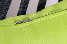 Sh&g Hanging Egg Chair - Basket Chair, Stand & Cushion Set - Grey Rattan & Steel With Lime Green Cushion - thumbnail 6