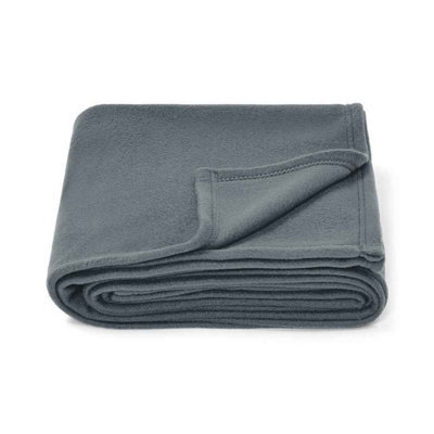 Brand Lab Polar Fleece Blanket Charcoal (One Size) - image 1